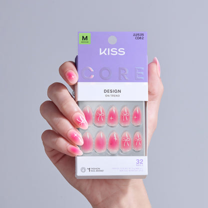 KISS CORE Design Press On Glue Nails - My Time