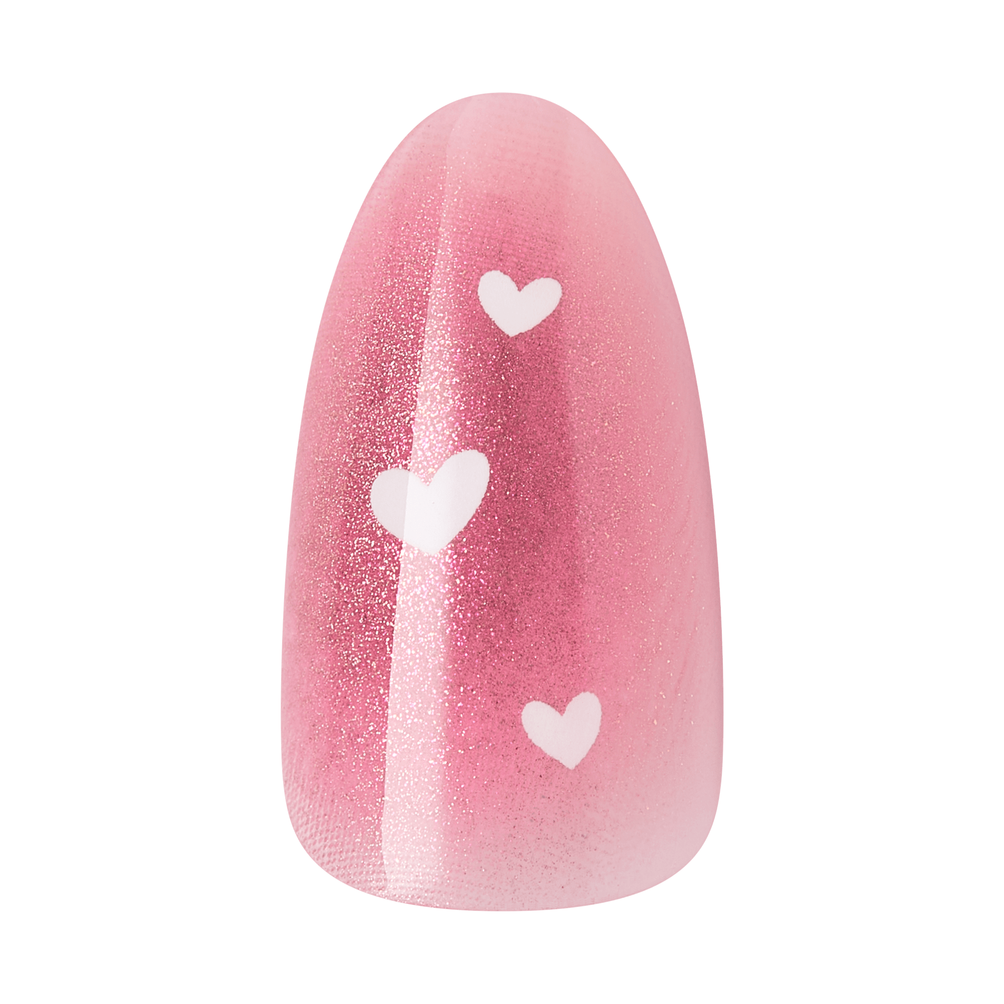 KISS LOVE Design Press On Glue Nails - My Forever Valentine
