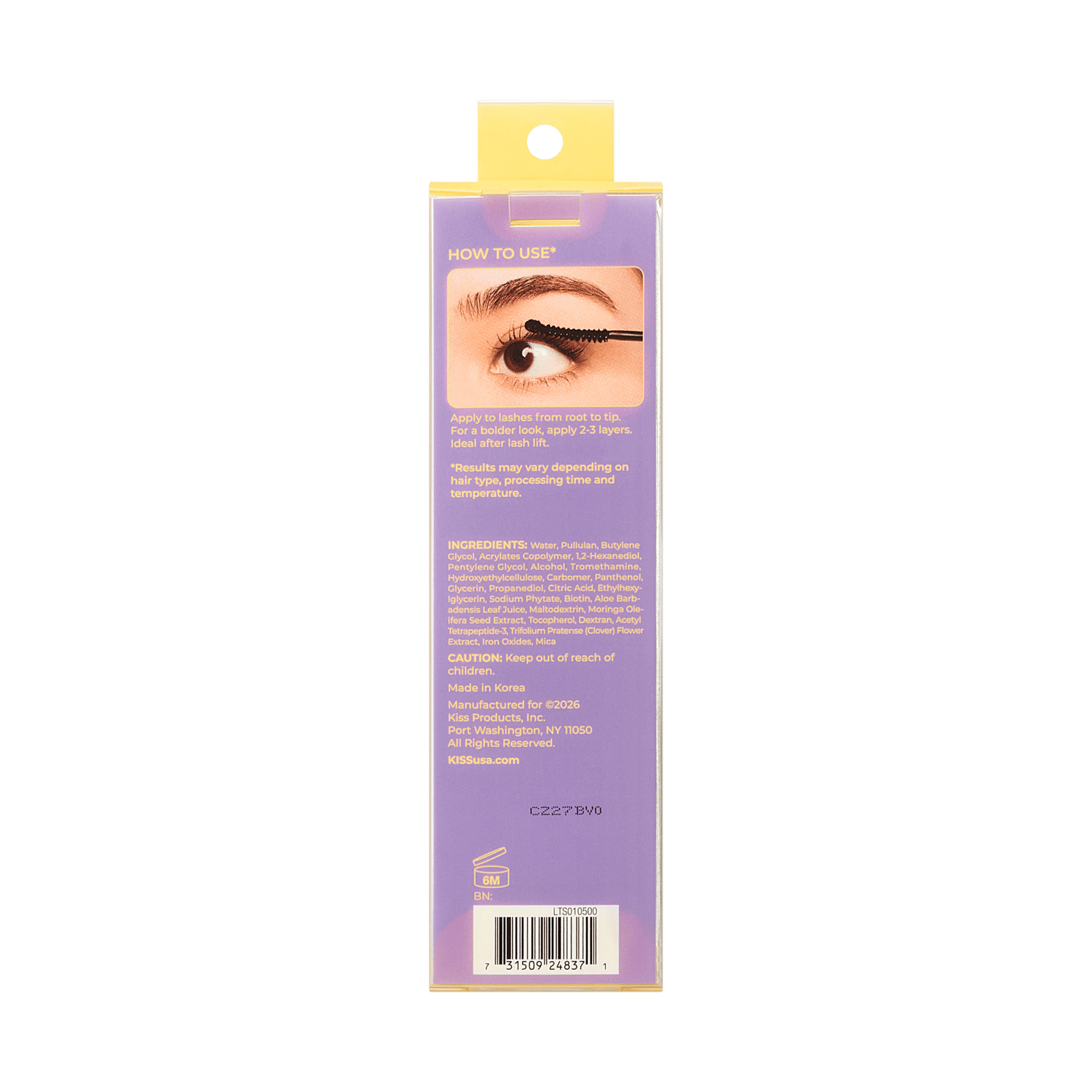Kiss Curl Fixing Serum - Translucent Black | 2-in-1 Lash Care