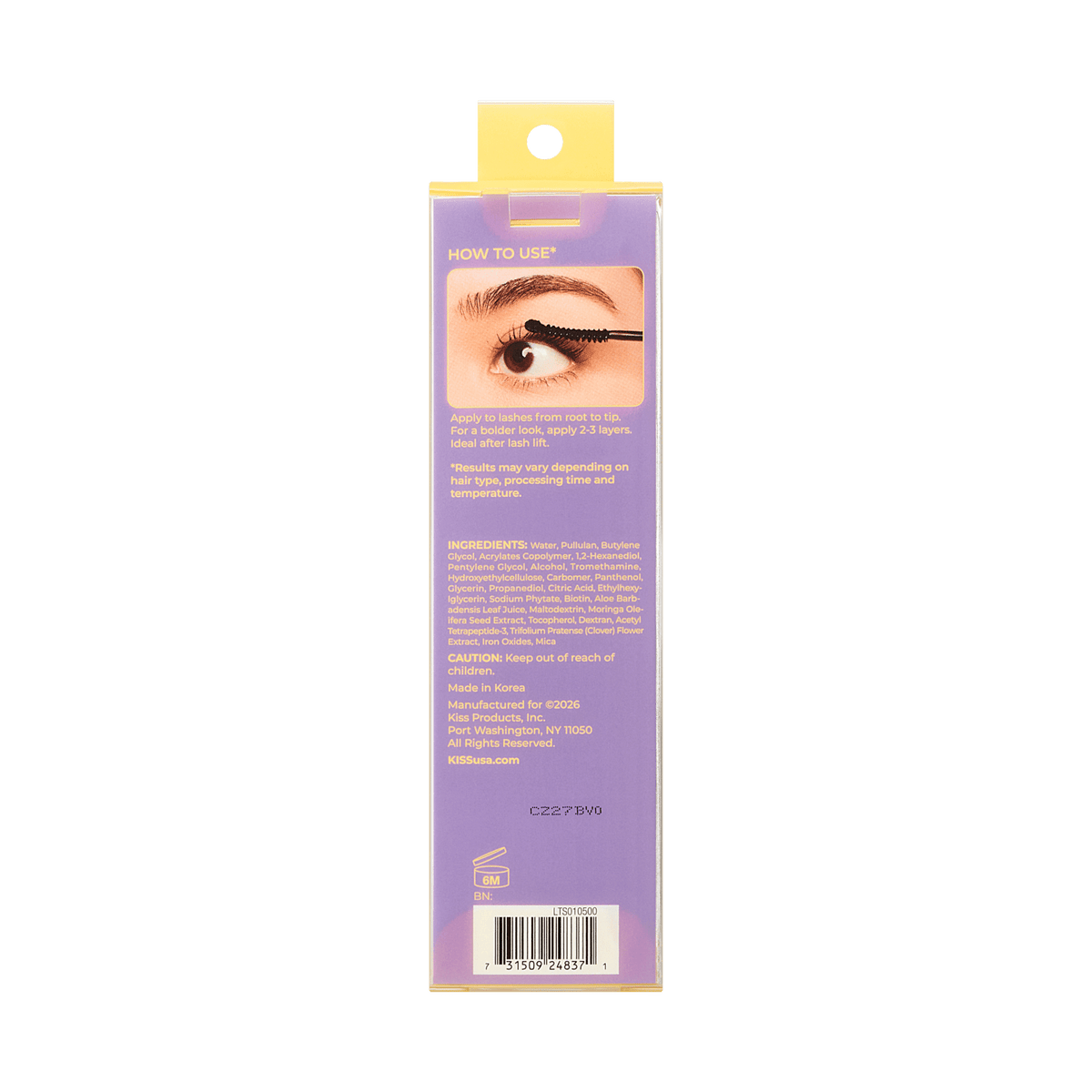 Kiss Curl Fixing Serum - Translucent Black | 2-in-1 Lash Care