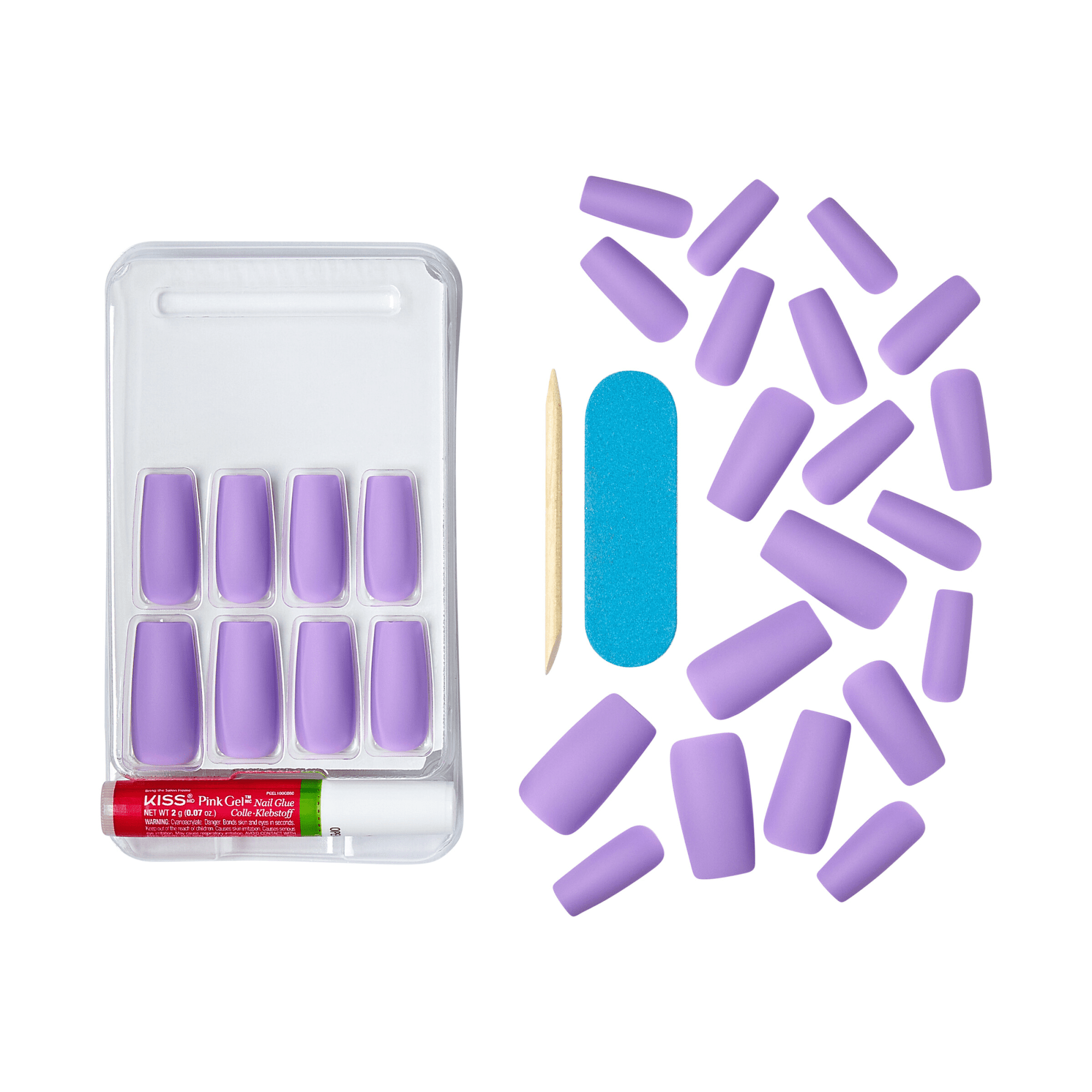 KISS Gel Fantasy Press On Glue Nails - Save