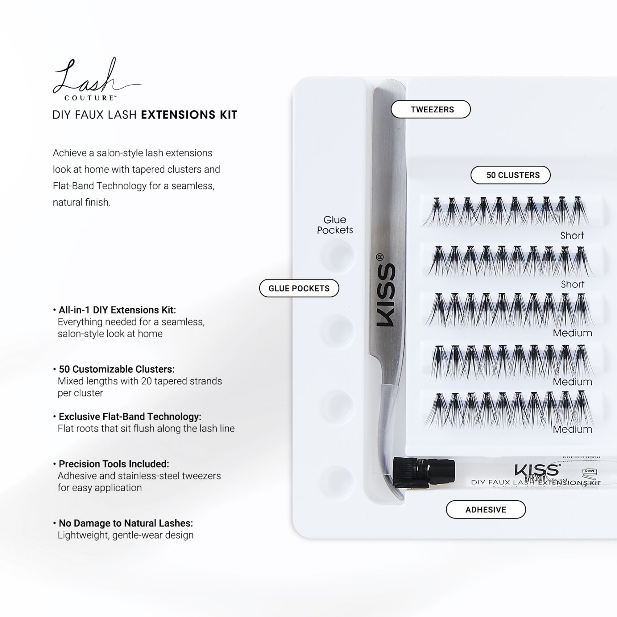 KISS Lash Couture Lash Extensions Kit - Thumbnail 3