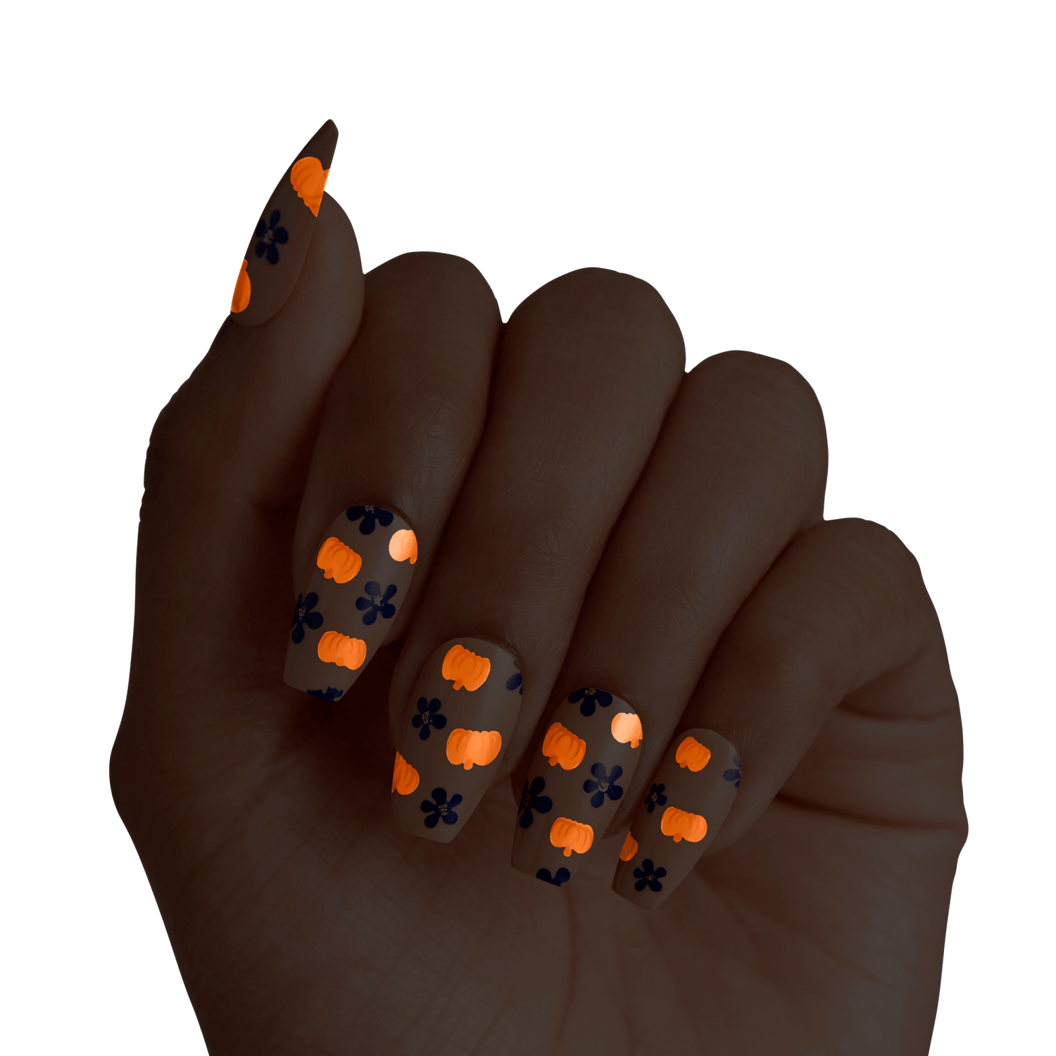 KISS Salon Design Halloween Press On Glue Nails - Allhallows Eve