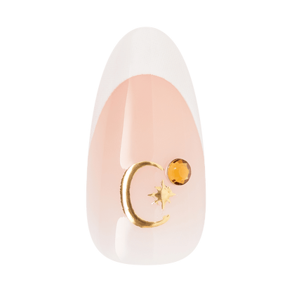 KISS GLAM 3D &amp; Jewel Press On Glue Nails  – Zephyr