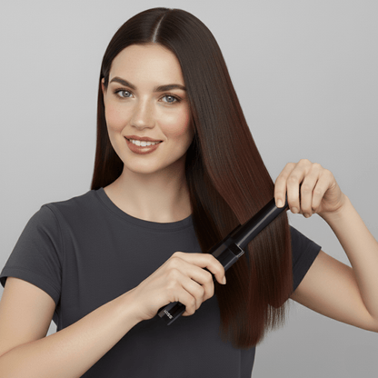 KISS Portable Cordless Flat Iron Hair Straightener