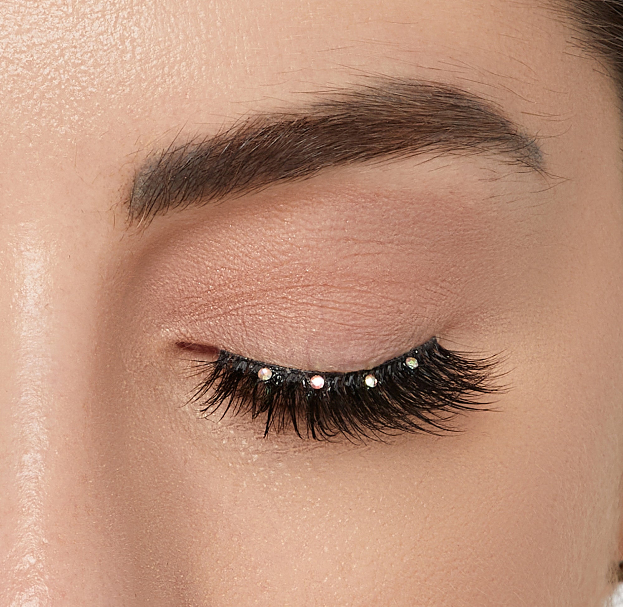 The image shows a close-up of a person&