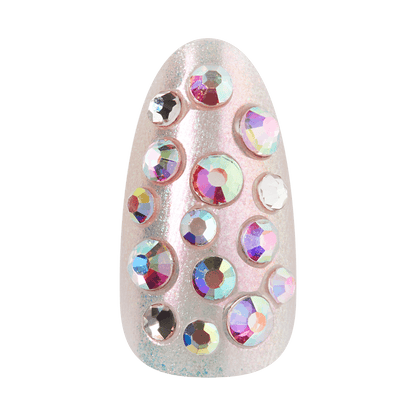 KISS LUXE Press On Glue Nails - Rose Knot