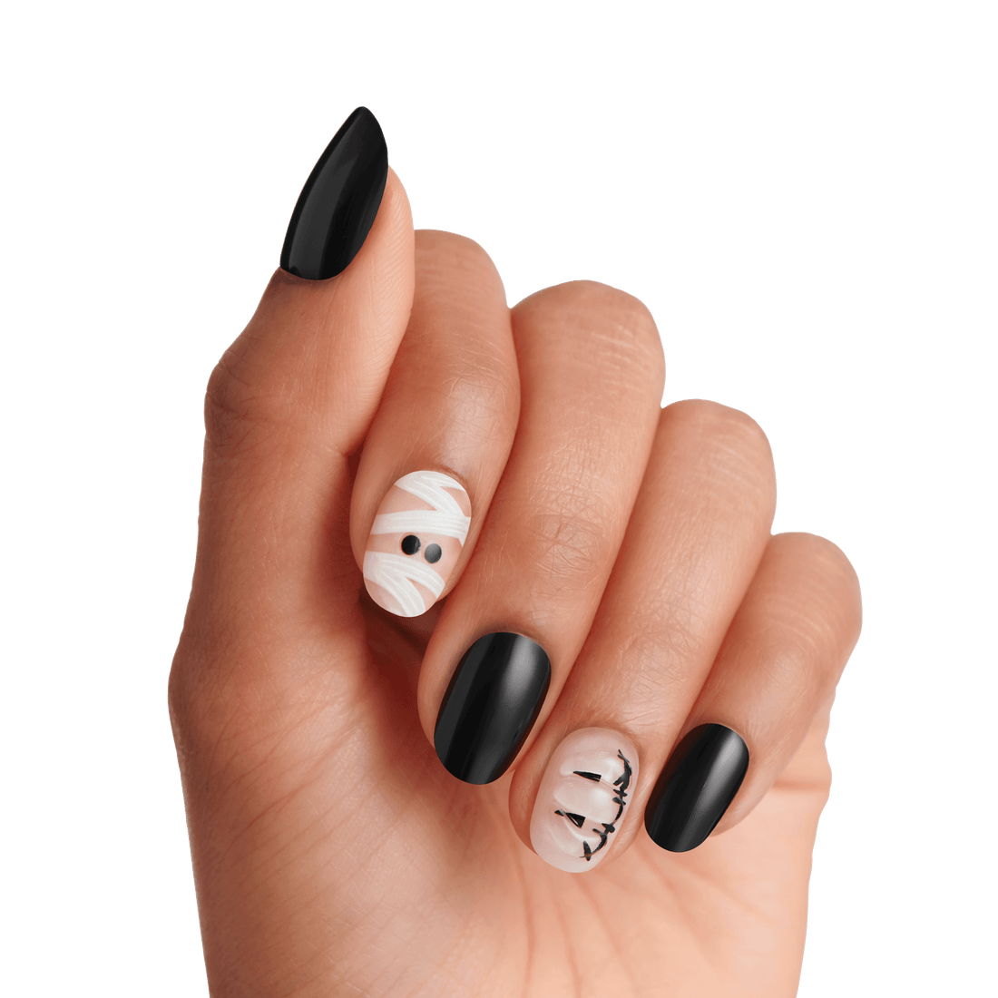 KISS Voguish Fantasy Halloween Press On Glue Nails - Creepy Flavors