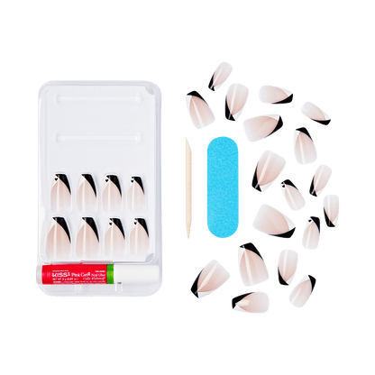 KISS Salon Design Press On Glue Nails - Splendid
