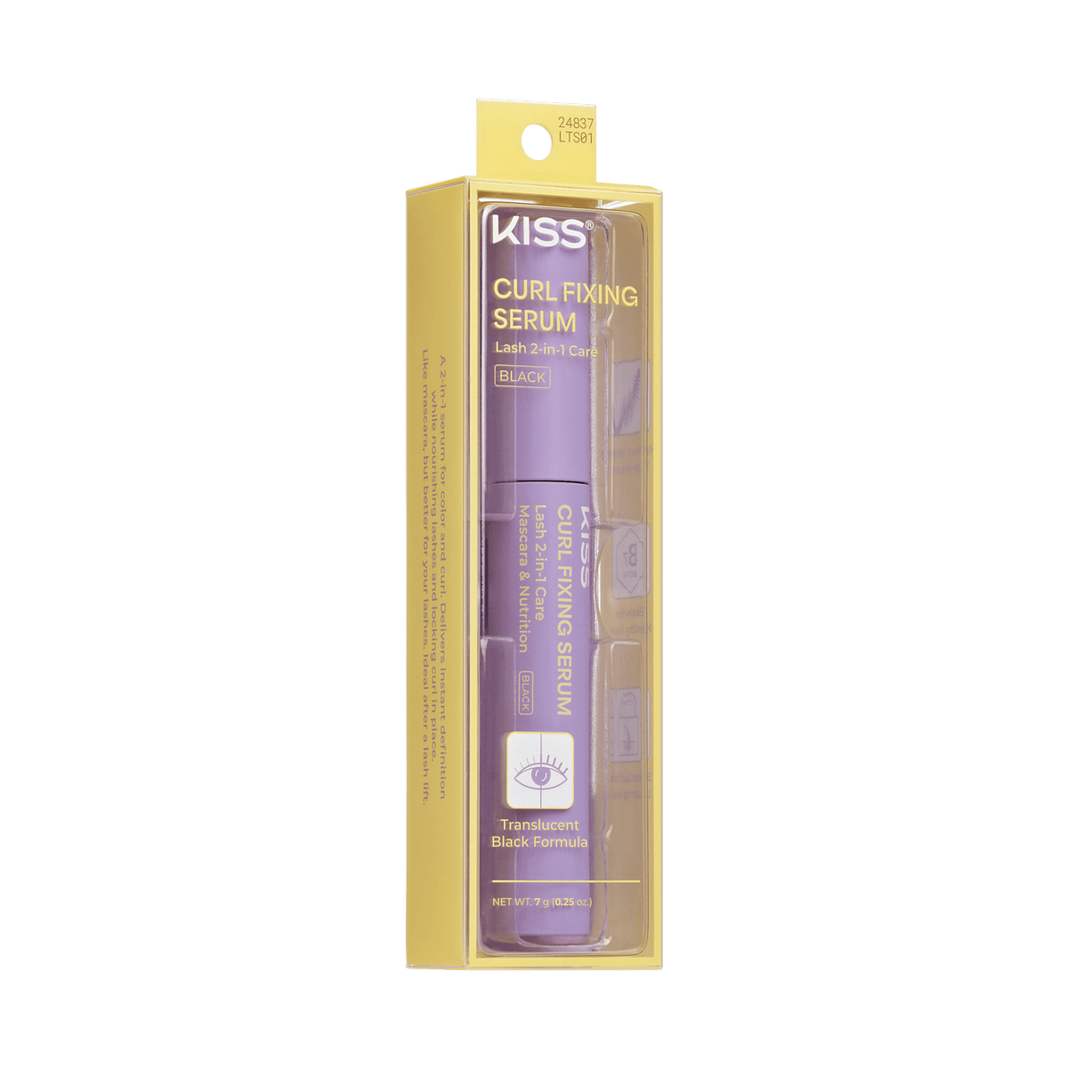 Kiss Curl Fixing Serum - Translucent Black | 2-in-1 Lash Care