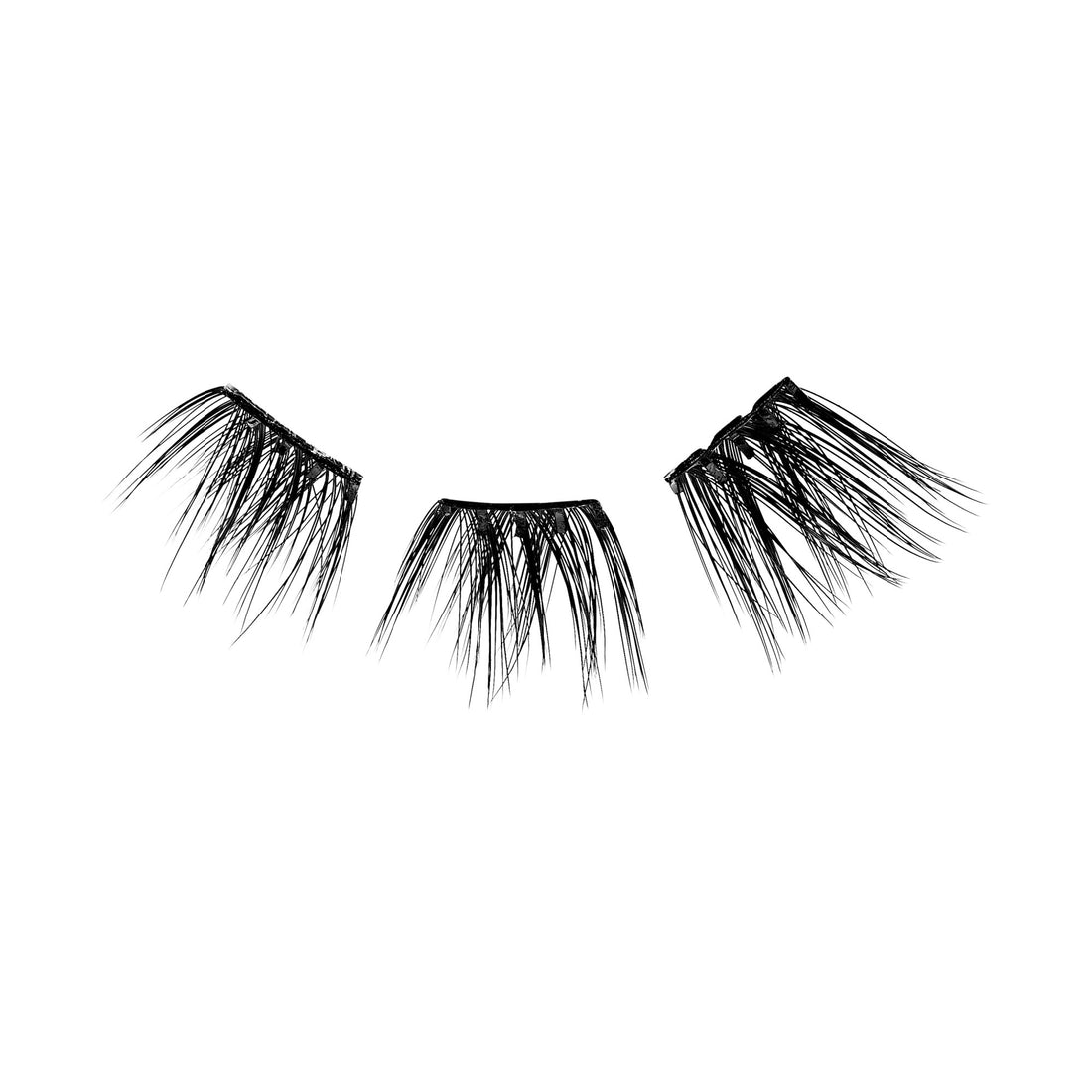 imPRESS Falsies Self Adhesive Eyelashes, 12 Lash Clusters + Applicator - Refined