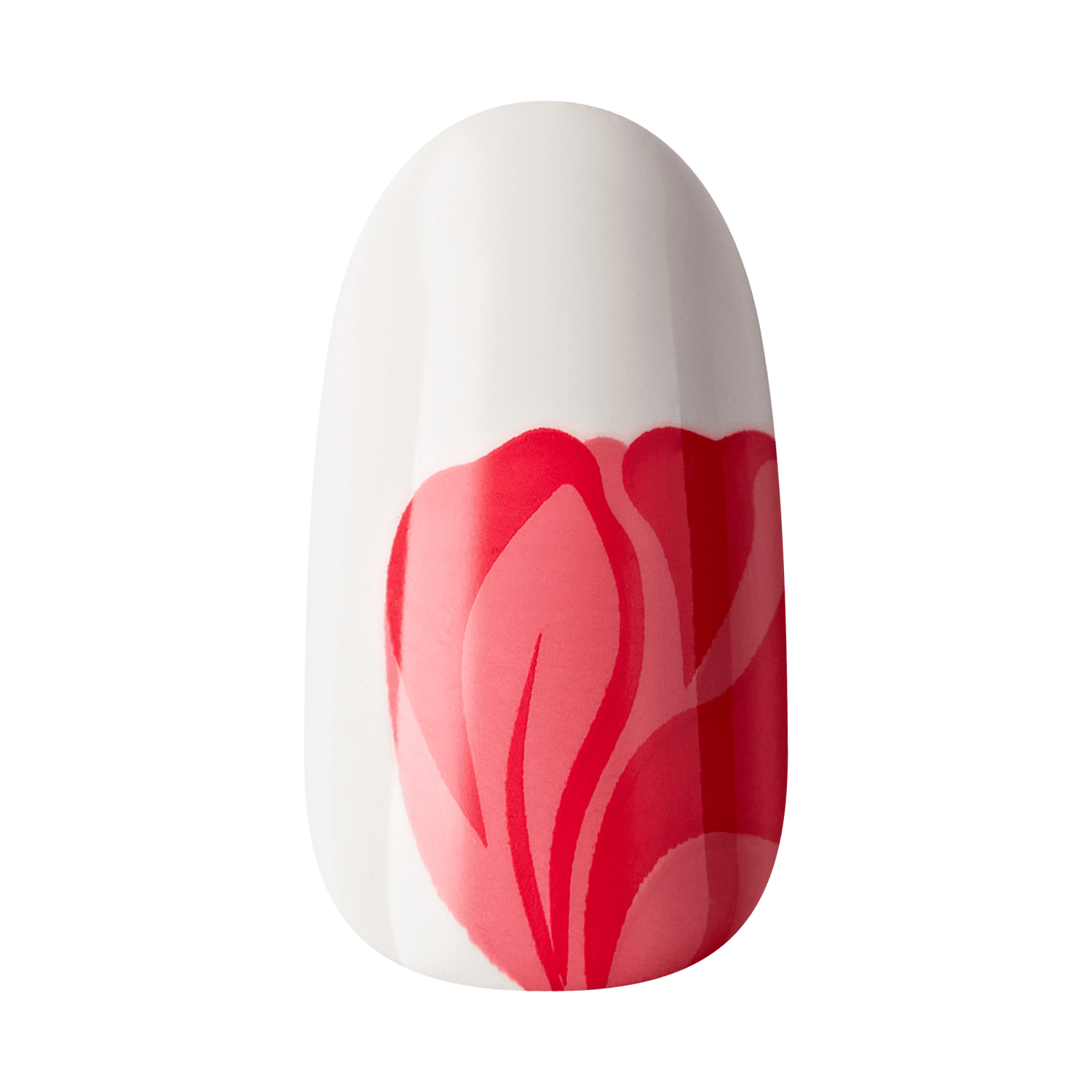 KISS Voguish Fantasy Press On Glue Nails - Tulip