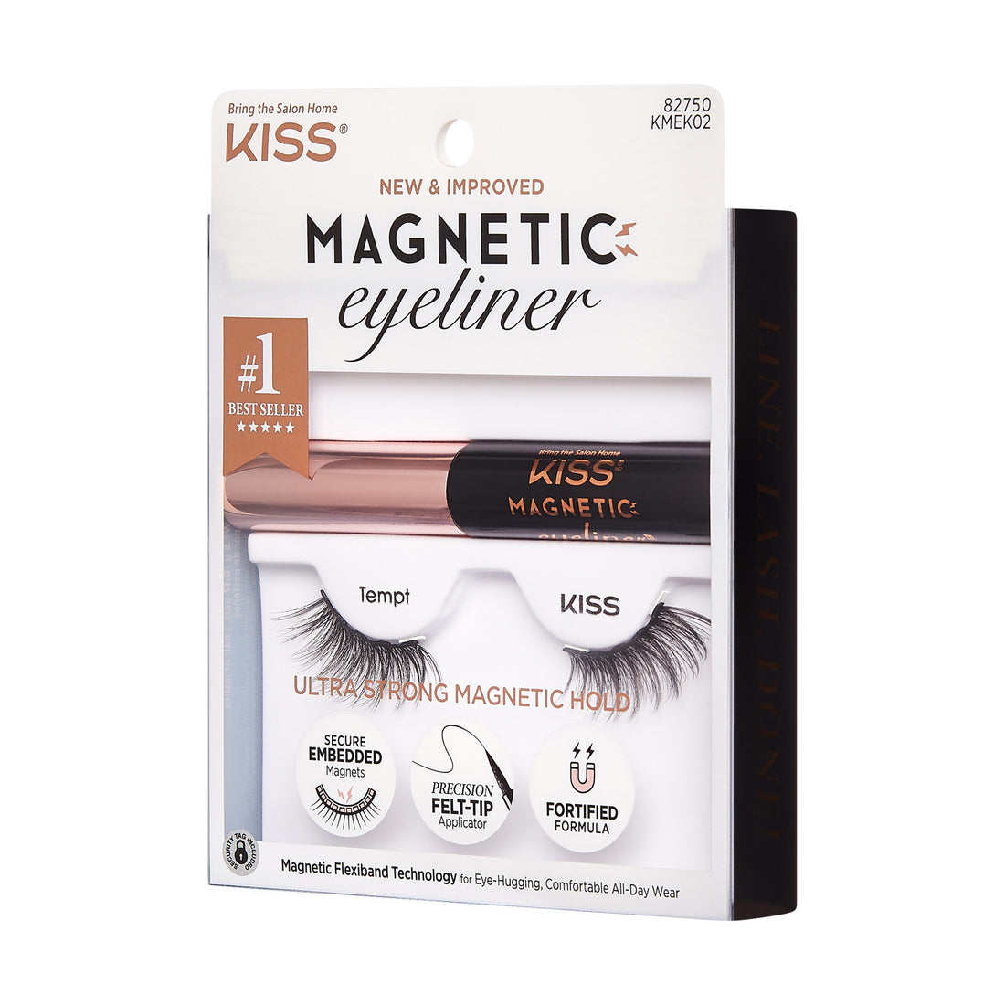 KISS Magnetic Eyeliner &amp; Lashes - Tempt
