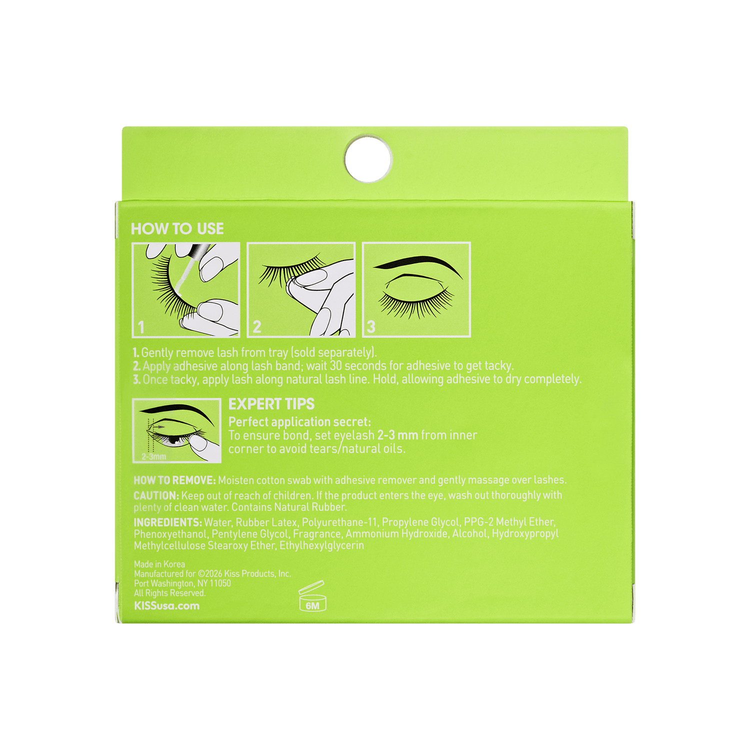 KISS Super Flex Latex Strip Lash Adhesive - Clear