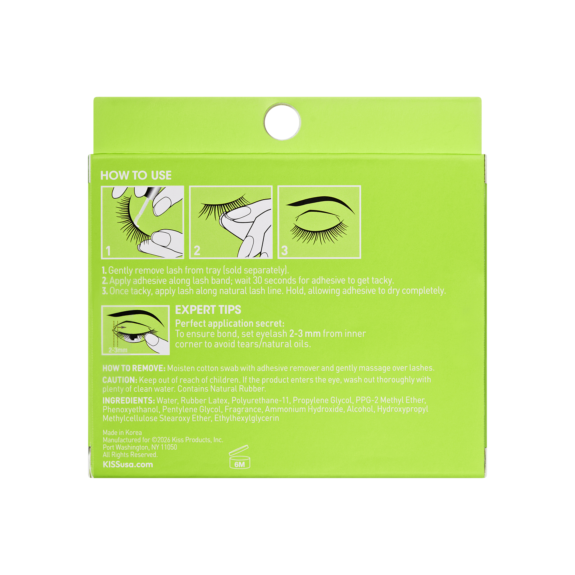 KISS Super Flex Latex Strip Lash Adhesive - Clear