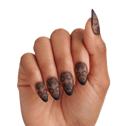 KISS Voguish Fantasy Halloween Press On Glue Nails - I Wanna Rock