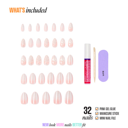 KISS NAIL DRIP Press On Glue Nails - Happy Grove