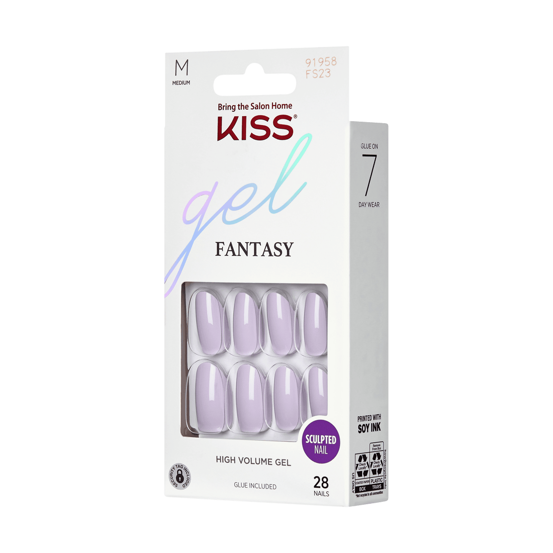 KISS Gel Fantasy Press On Glue Nails - Can Love Better