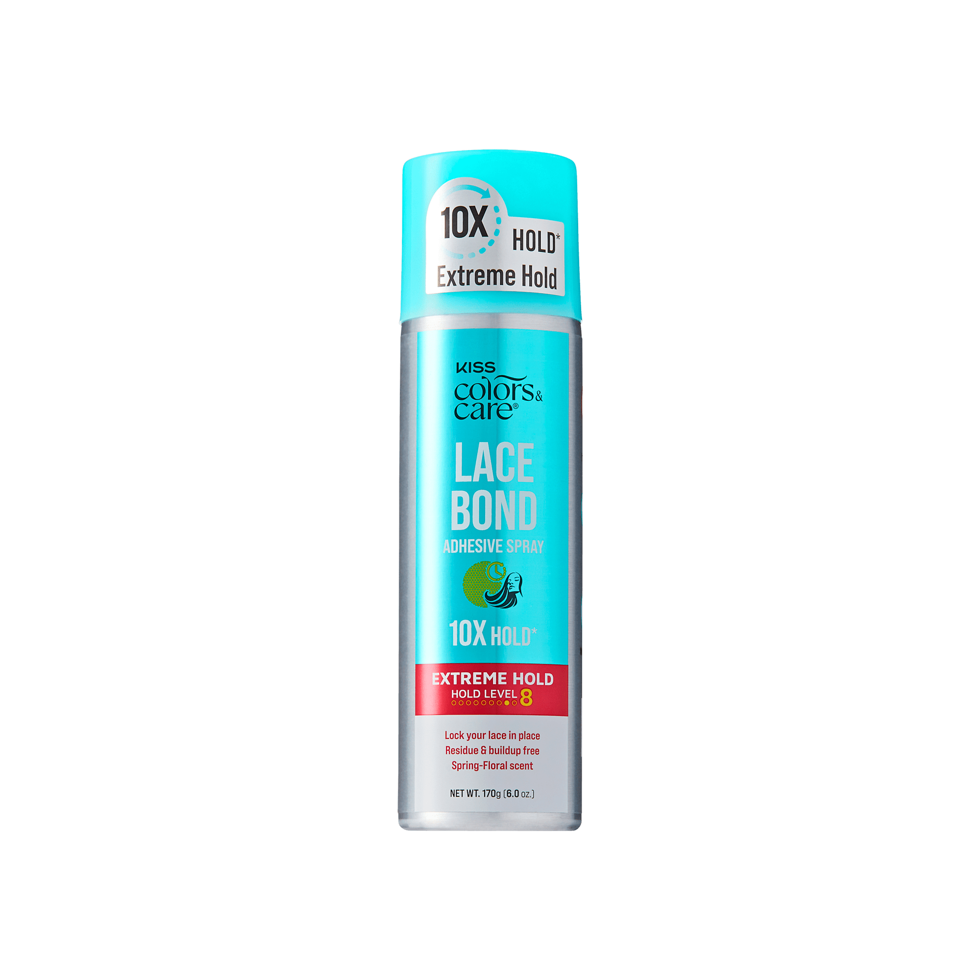Kiss Colors &amp; Care Lace Bond Adhesive Spray Extreme Hold, 6 oz.
