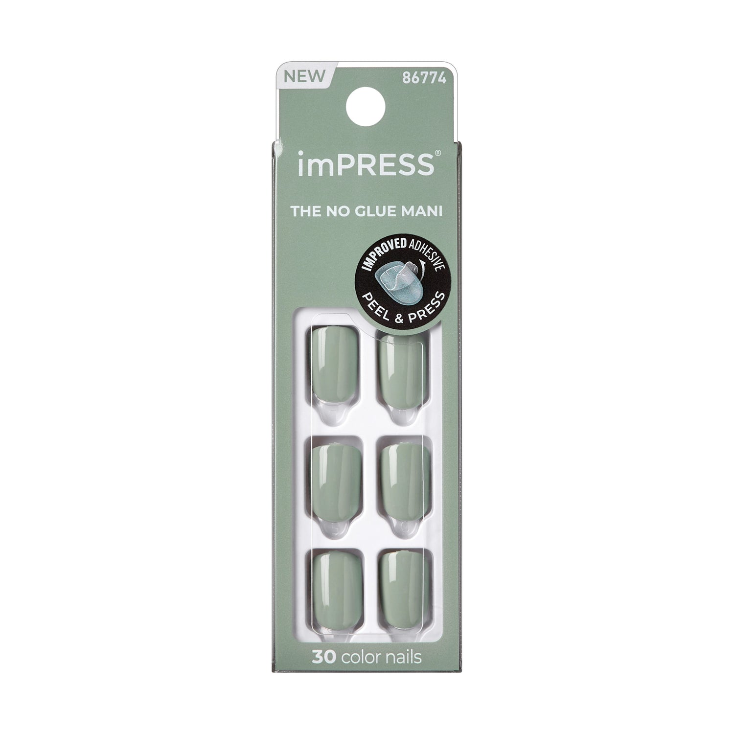 imPRESS Color Press On Nails - Going Green