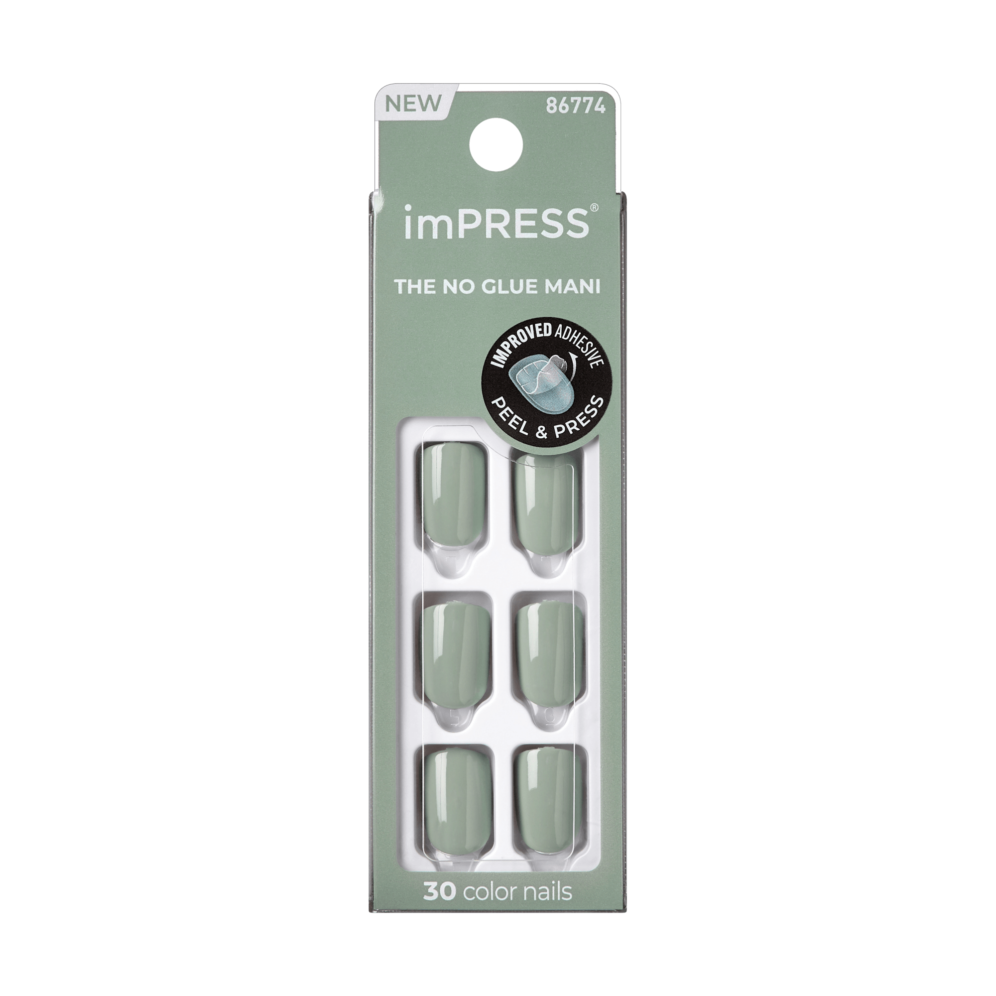imPRESS Color Press On Nails - Going Green