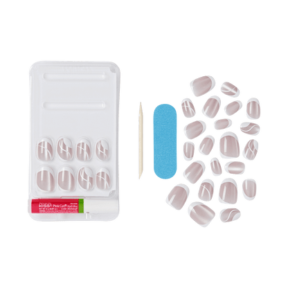 KISS Gel Fantasy Magnetic Press On Glue Nails - Guess