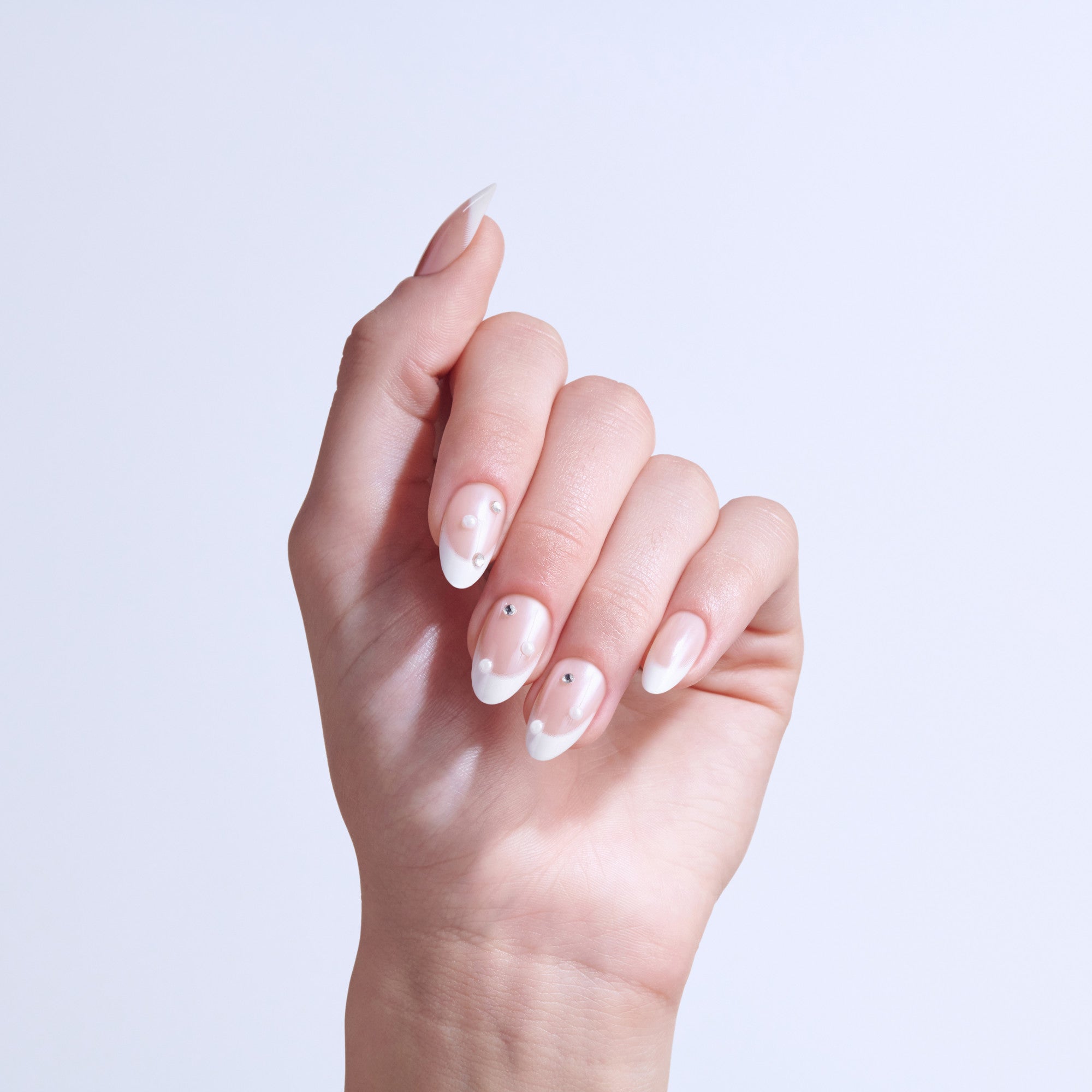Kiss Glam 3D & Jewel Press On Fake Glue Nails - Serendipity Awaits