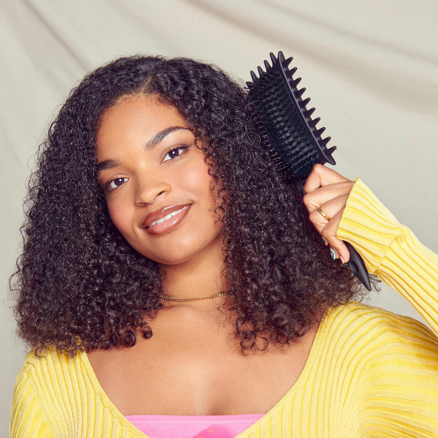 Kiss Colors &amp; Care Curl &amp; Define Paddle Brush