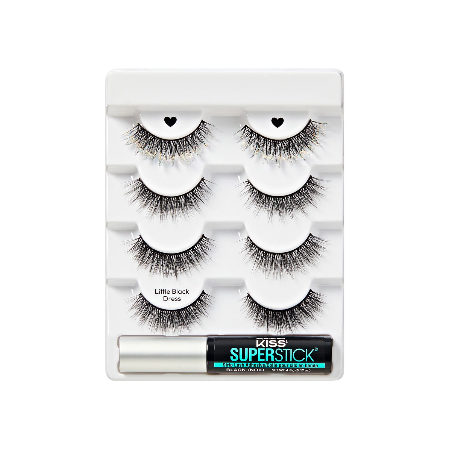 Kiss Lash Couture Holiday False Lashes - Little Black Dress Kiss Lash Couture Holiday False Lashes - Little Black Dress