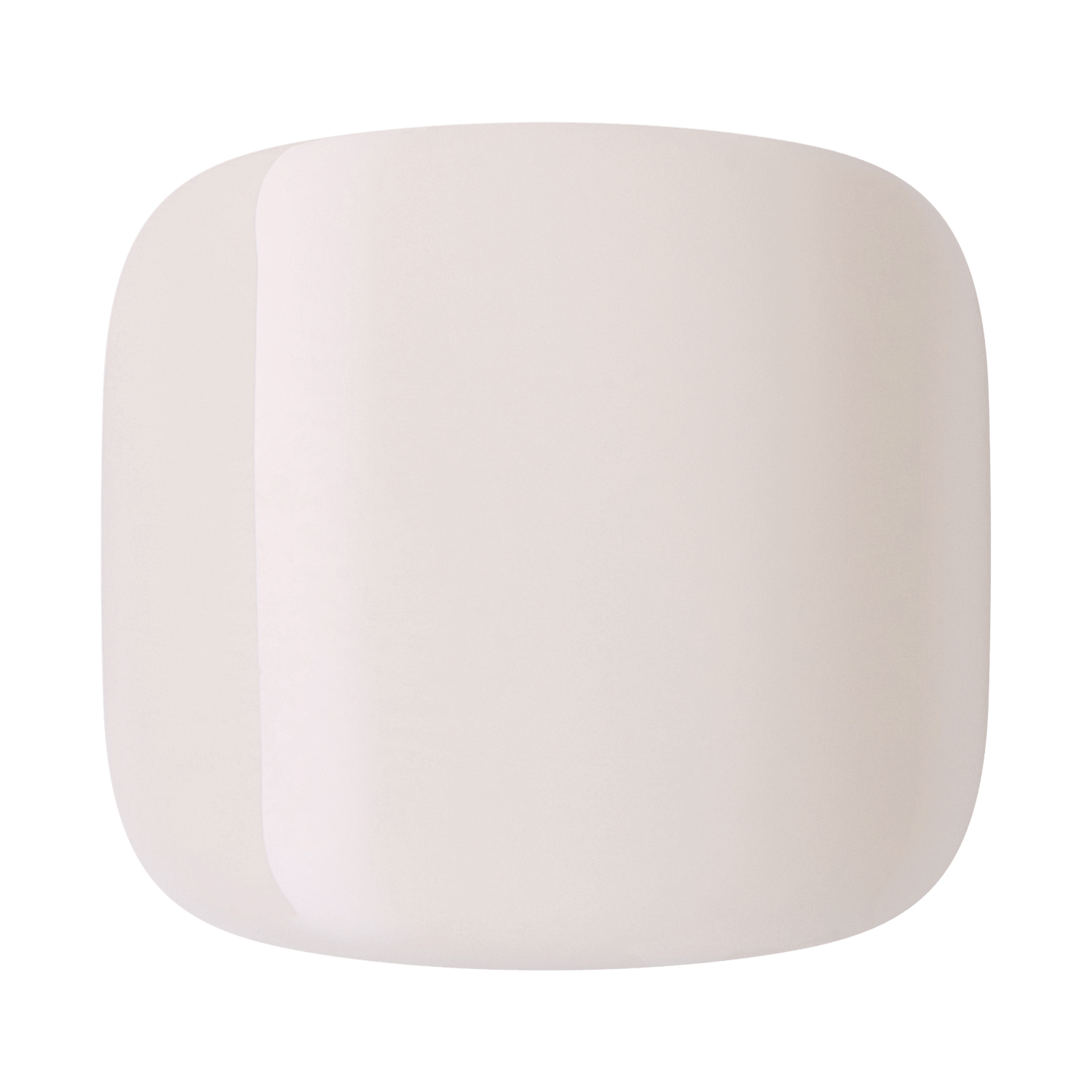 White toenail on a transparent background