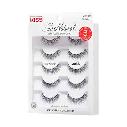 KISS So Natural False Eyelashes - Shy Natural