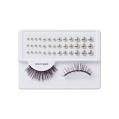 KISS Halloween Decorated Lashes &amp; Gem Sticker - Witch Spark