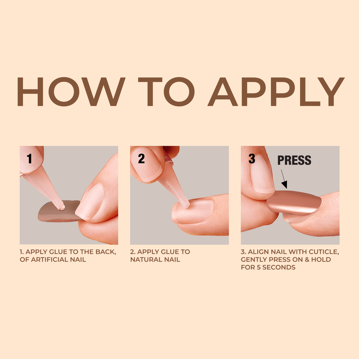 KISS Bare but Better Press On Glue Nails - Fairest Nude