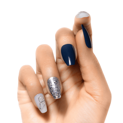 KISS Gel Fantasy Allure Press On Glue Nails - Stunned By You