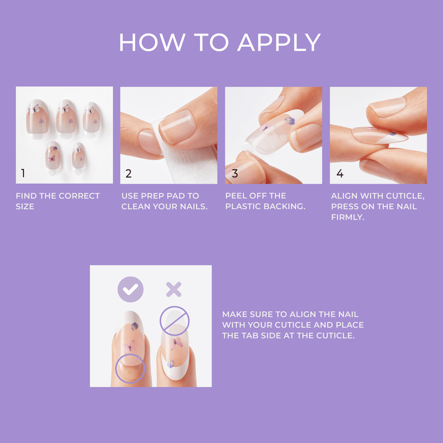 Impress Design No Glue Fake Press On Nails - Slip Dress