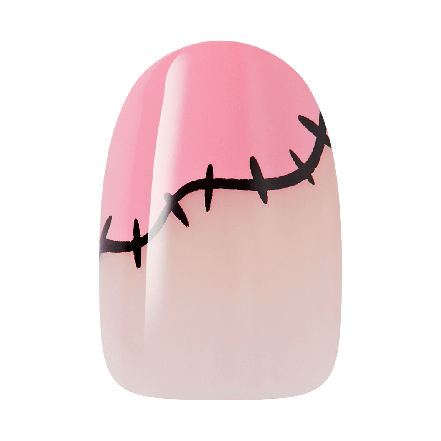 KISS Salon Design Halloween Press On Glue Nails - Nightmare Parade