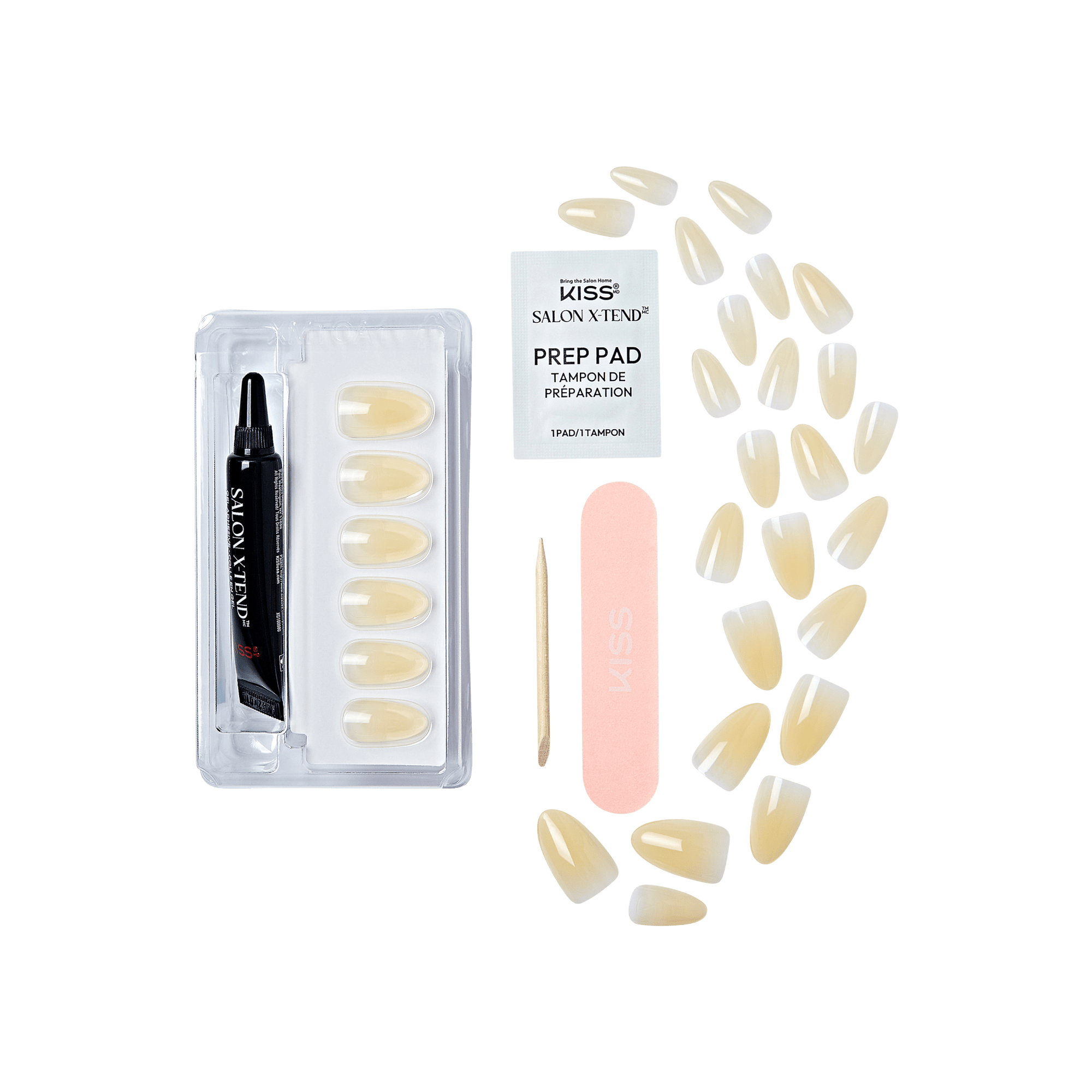 KISS Salon X-tend Color Press On Gel Nails - Me Like U