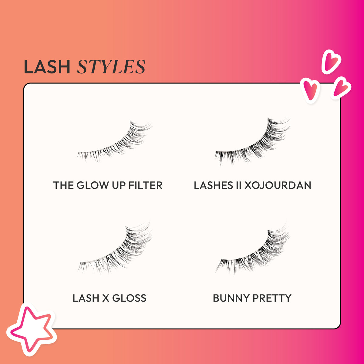 Kiss Filter Lashes False Eyelashes - LASH x GLOSS | 1 Pair, Strip Lash ...