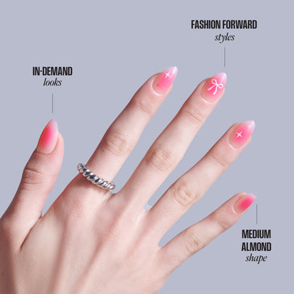 KISS CORE Design Press On Glue Nails - My Time