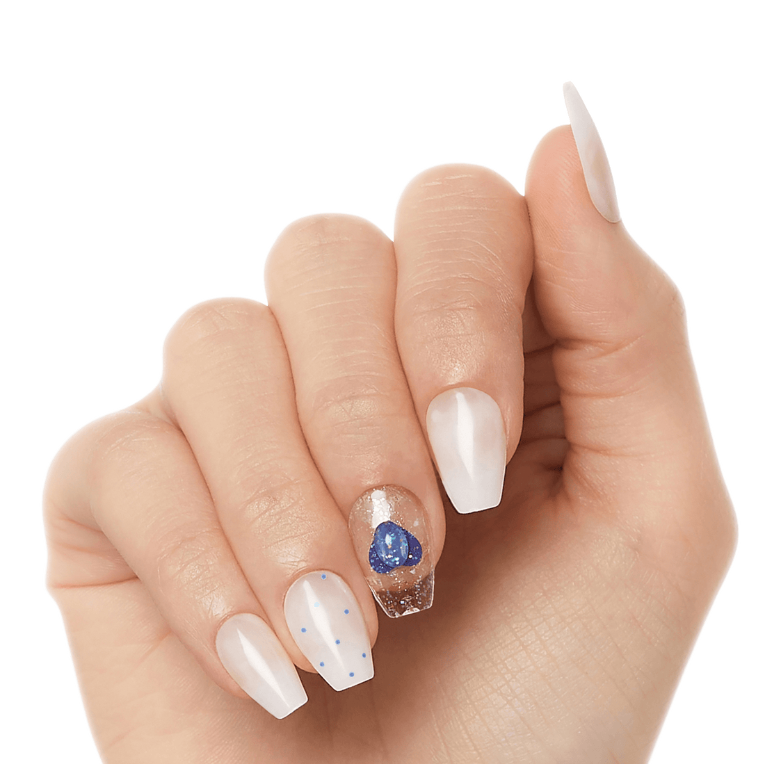 KISS Gel Fantasy Allure Press On Glue Nails - Hottiest Thing
