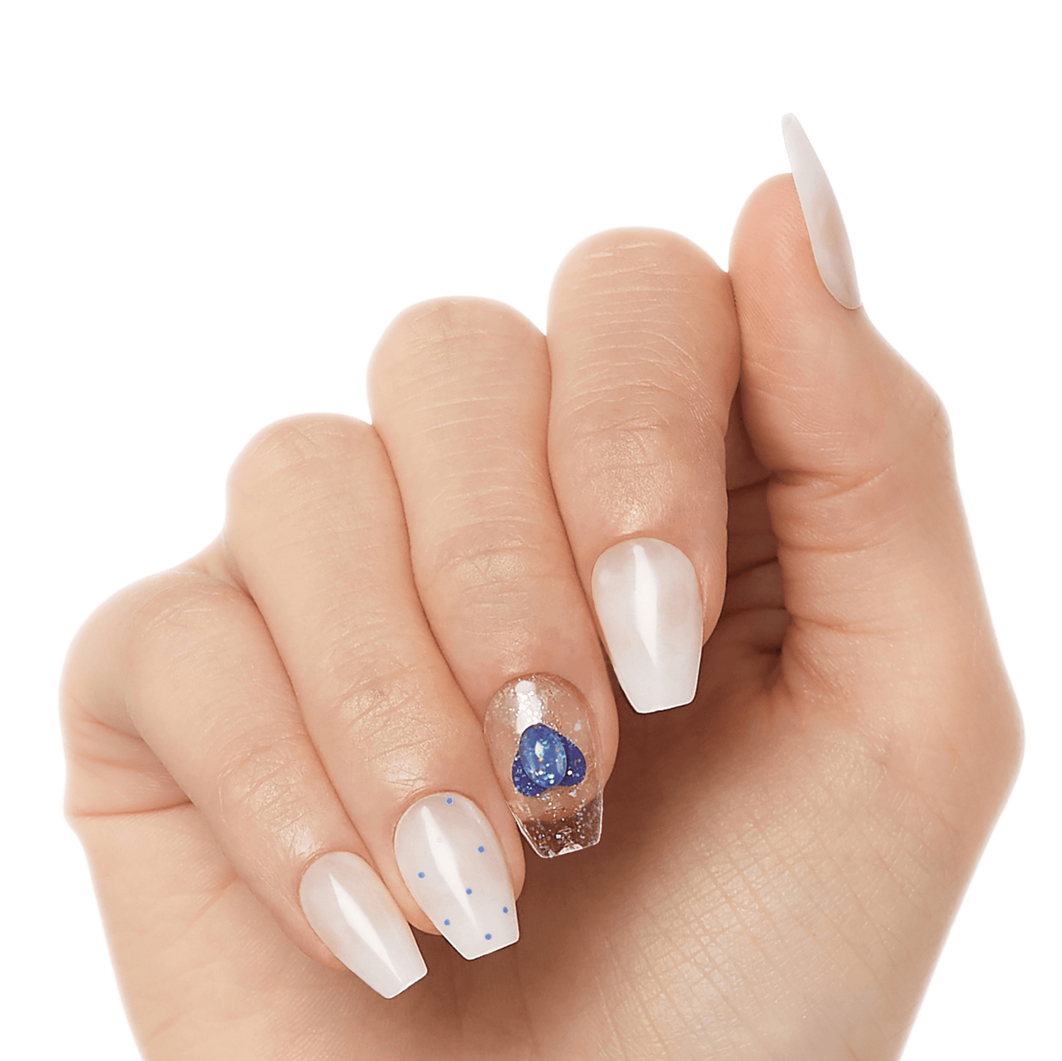 KISS Gel Fantasy Allure Press On Glue Nails - Hottiest Thing
