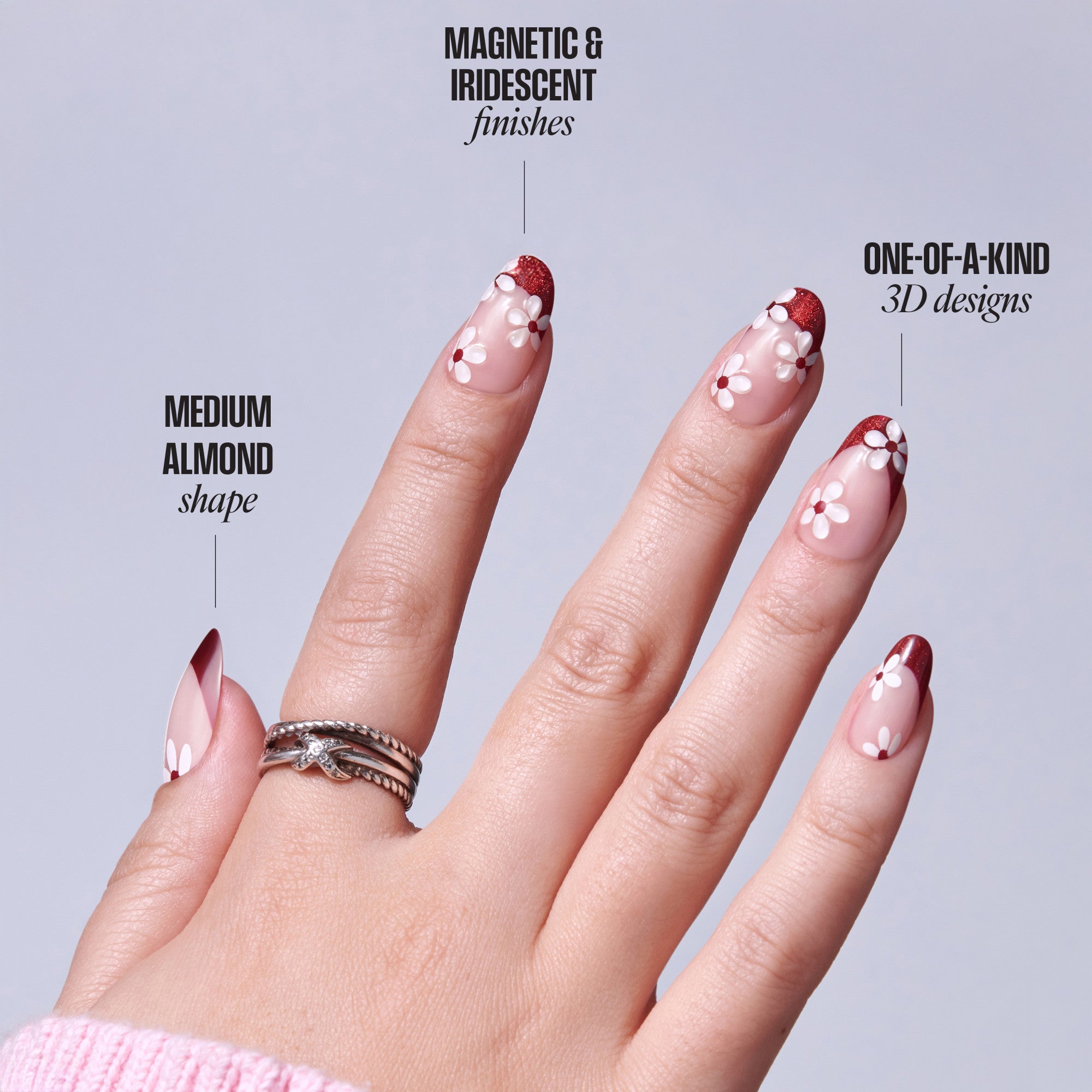 KISS NAIL DRIP Press On Glue Nails - Like-Minded