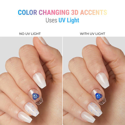 KISS Gel Fantasy Allure Press On Glue Nails - Hottiest Thing