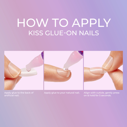 KISS Mystical Moment Press On Glue Nails - The Dress