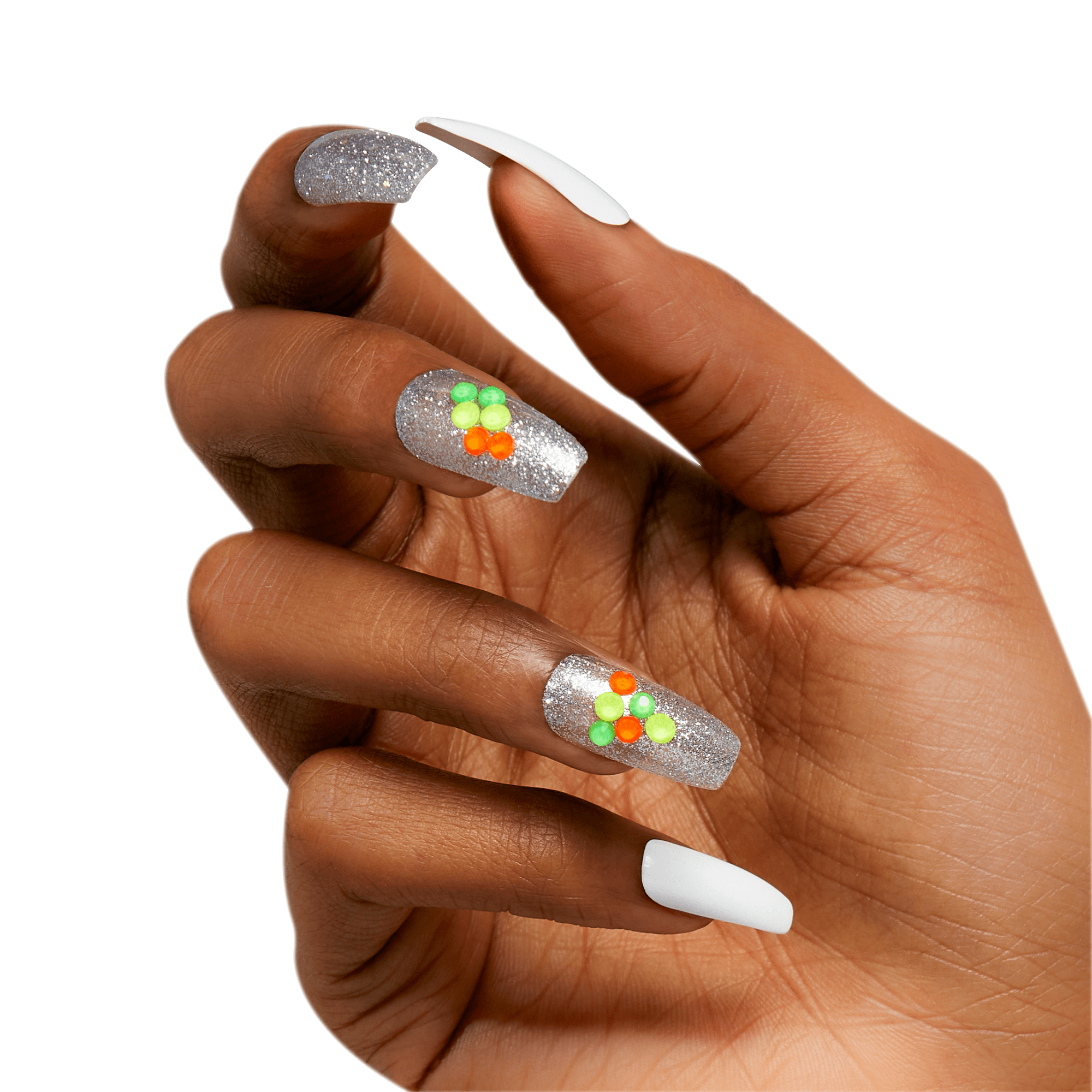KISS Voguish Fantasy Press On Glue Nails - After Glow