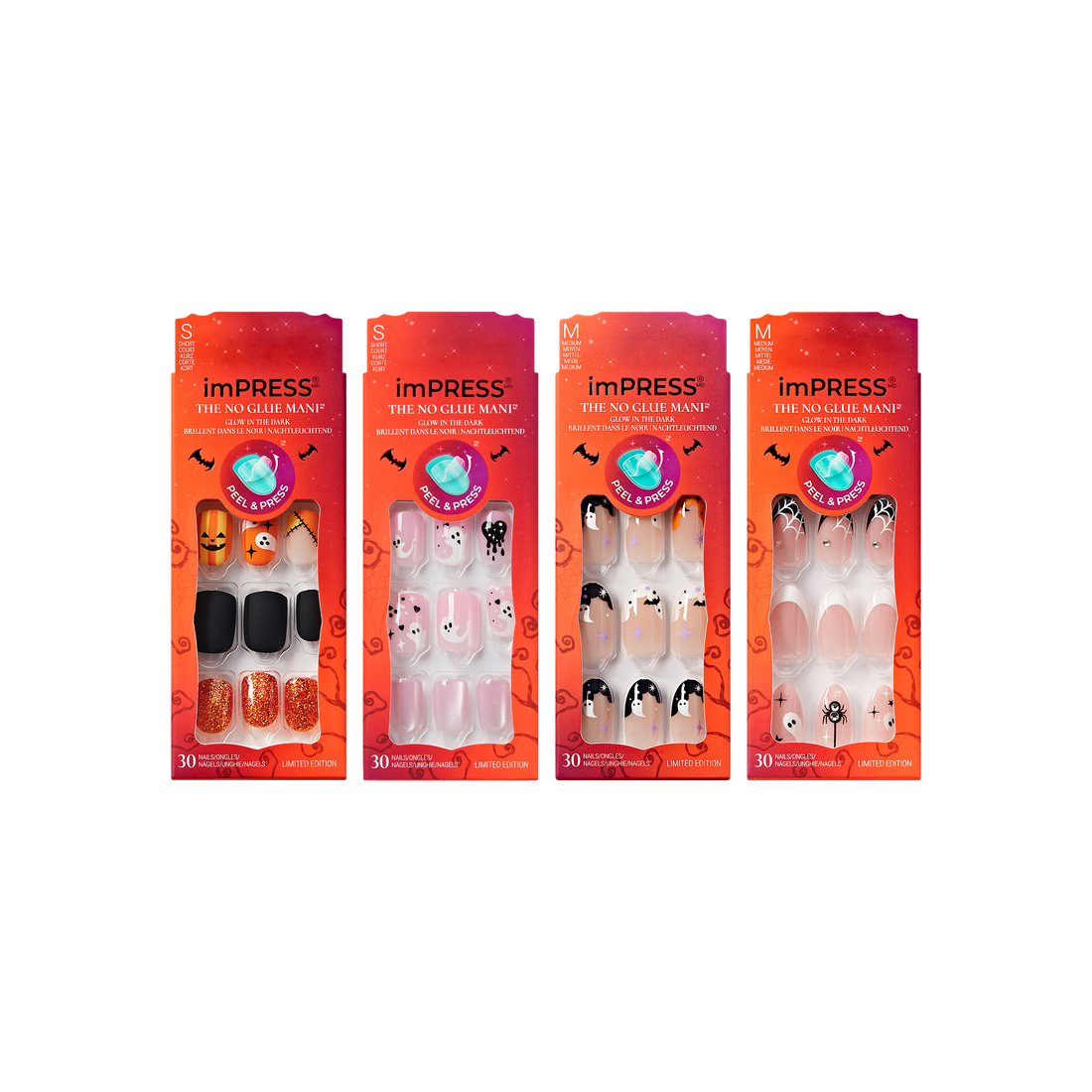 imPRESS Design Press On Nails Halloween Bundle - Boo-tiful Best Sellers