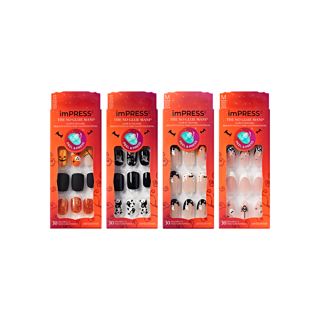imPRESS Design Press On Nails Halloween Bundle - Boo-tiful Best Sellers