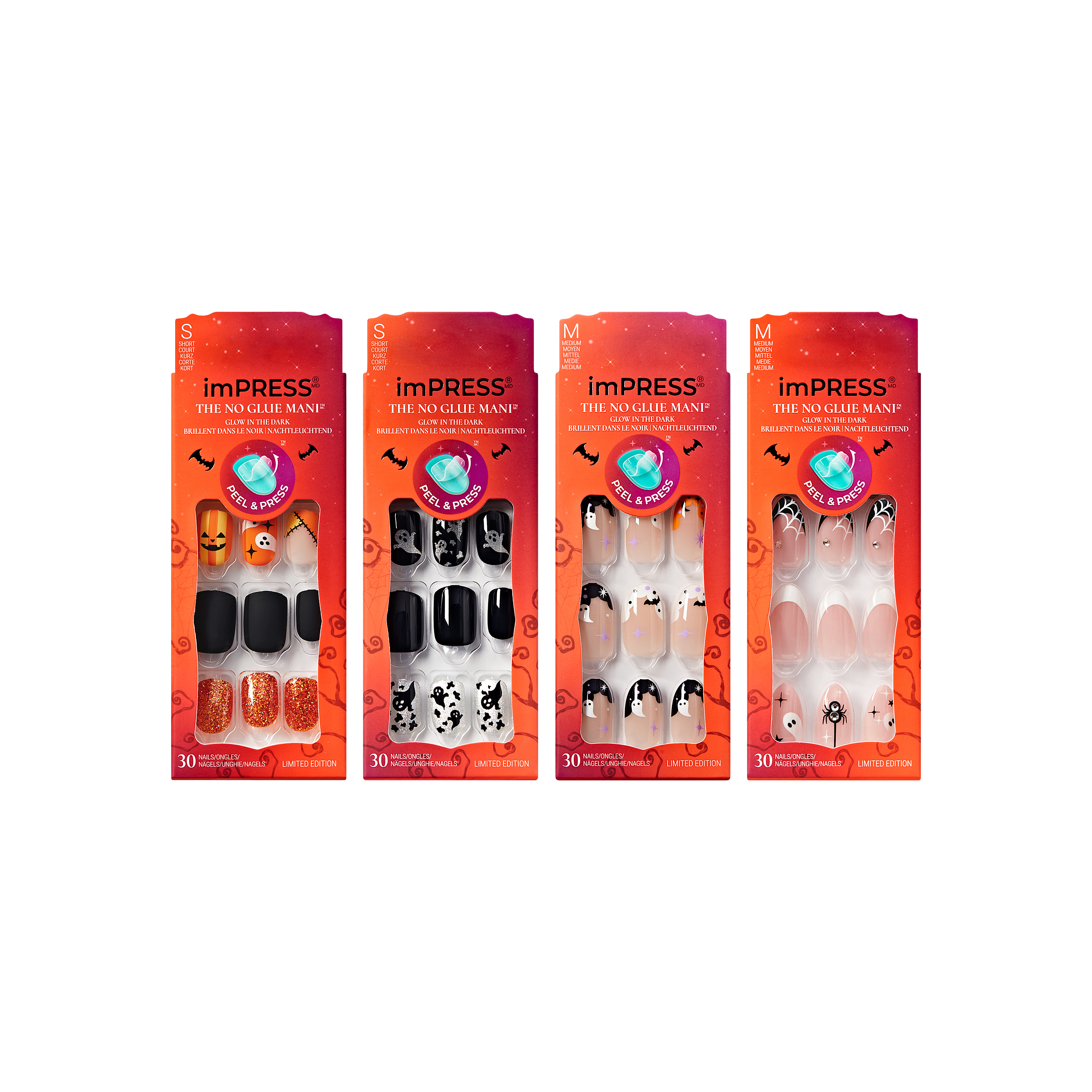 imPRESS Design Press On Nails Halloween Bundle - Boo-tiful Best Sellers