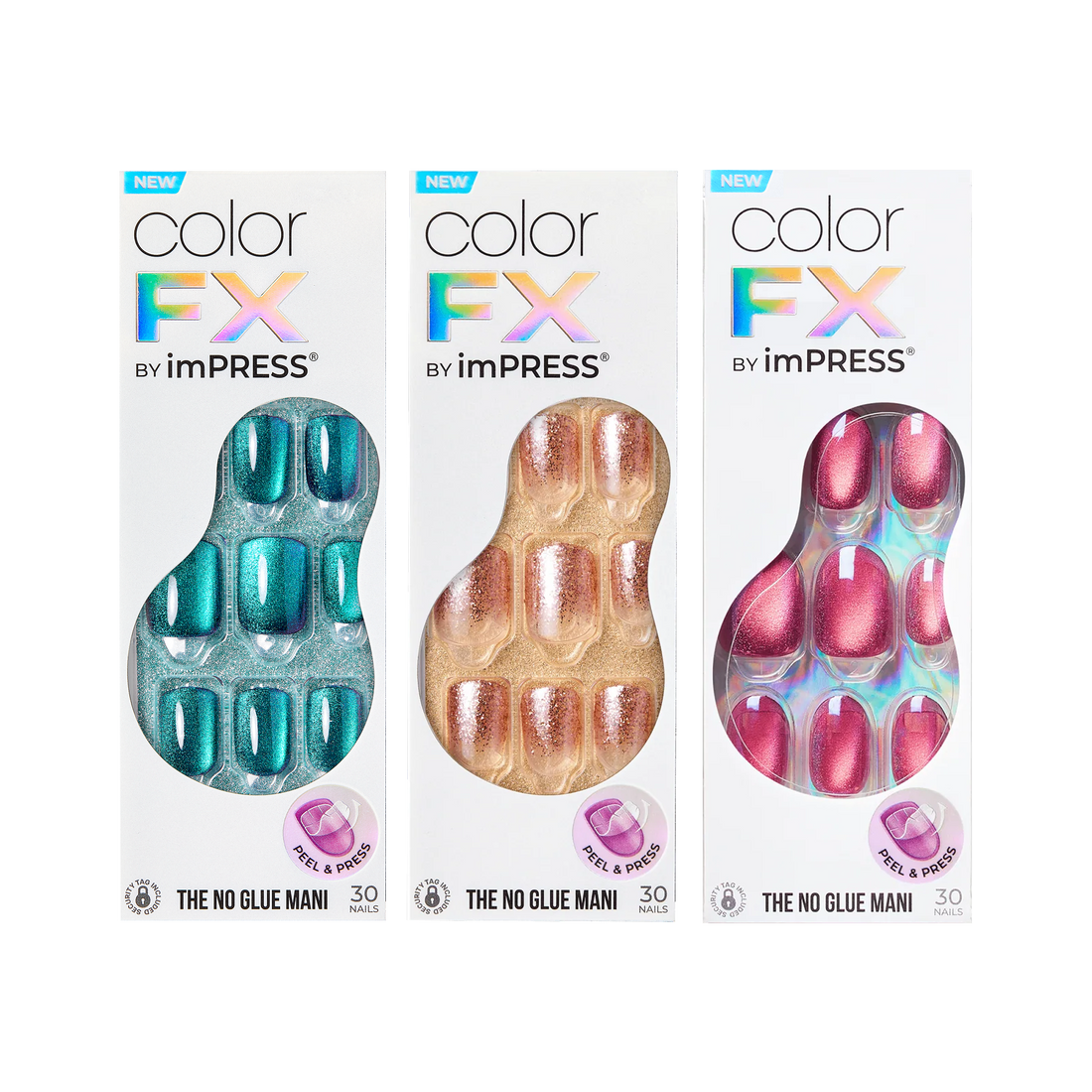 colorFX by imPRESS Press On Nails Bundle - Showgirl Nails