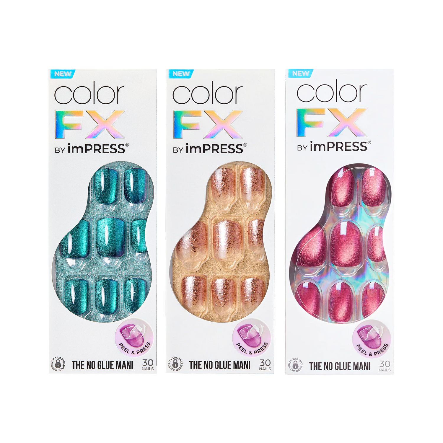 colorFX by imPRESS Press On Nails Bundle - Showgirl Nails